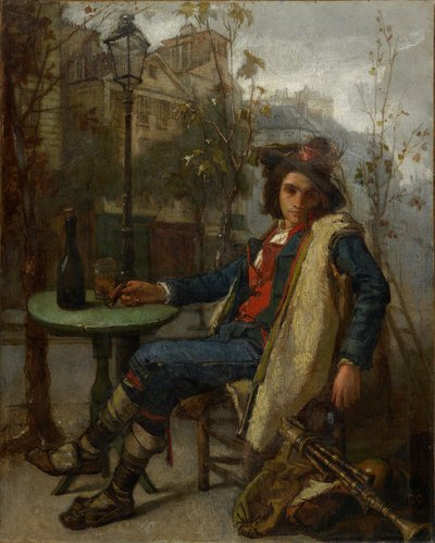 Young Italian Street Musician by Thomas Couture